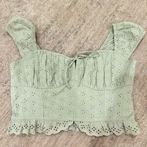 Green Hollister Top
